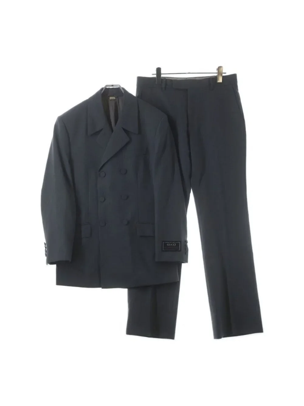 Gucci Suit Set Jacket Pants Gray 46